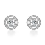 Kolczyki koła w białym złocie AJK_029